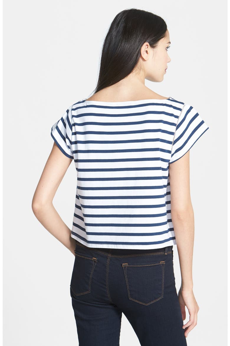 Stripe Jersey Tee, Alternate, color, MULTI