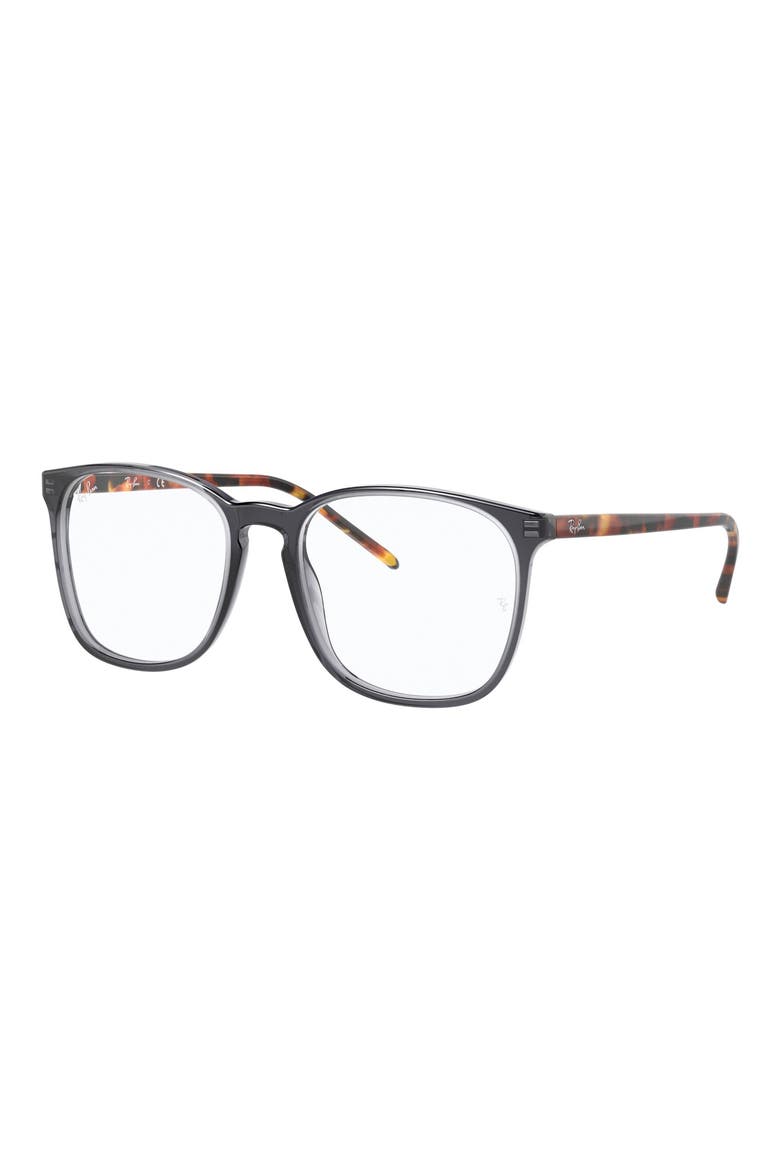 54mm Square Optical Glasses, Alternate, color, TRANSPARENT