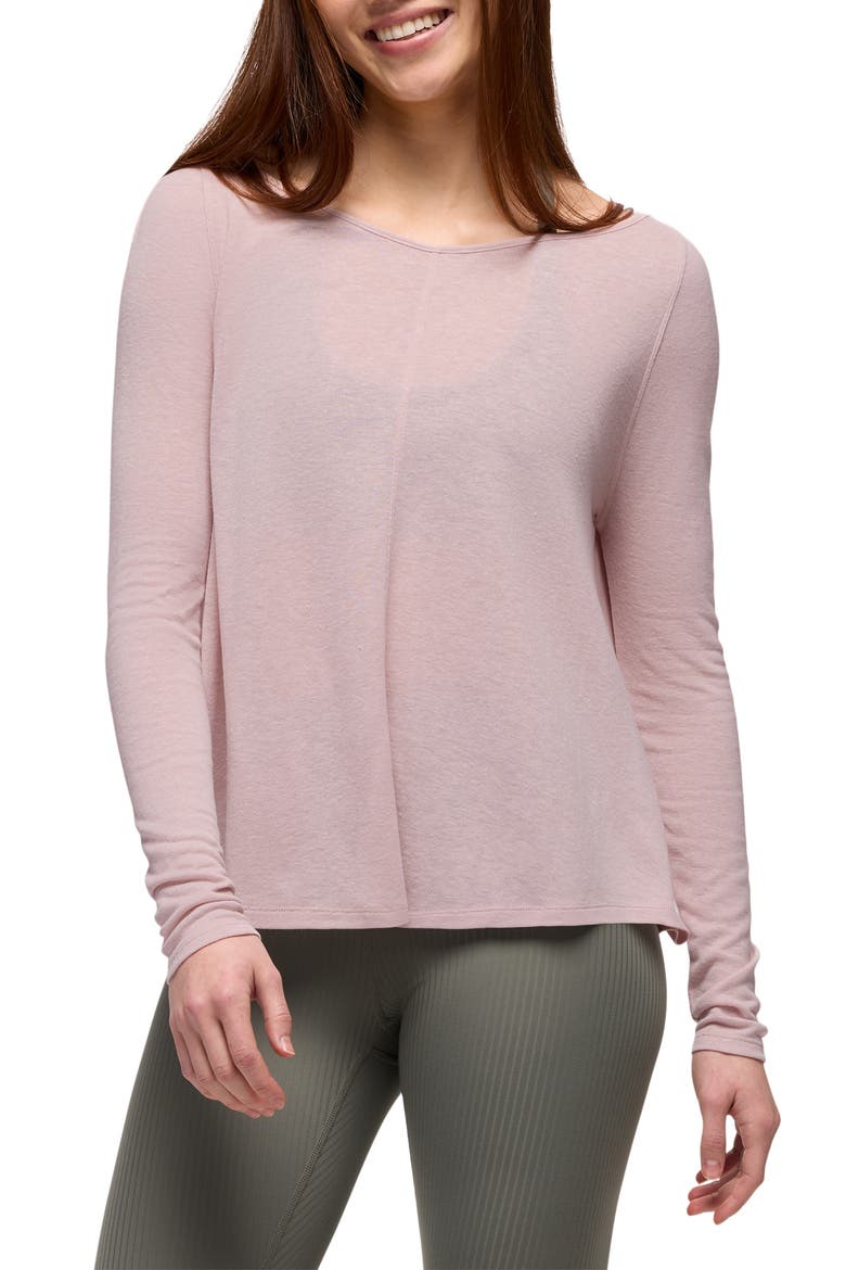 New Moon Long Sleeve T-Shirt, Main, color, HUSH