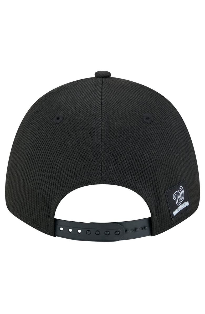 New Era Men's New Era Black Washington Nationals Pivot 9FORTY Adjustable Hat, Alternate, color, 