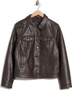 Levi's Faux Leather Trucker Jacket