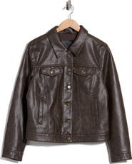 Levi's Faux Leather Trucker Jacket