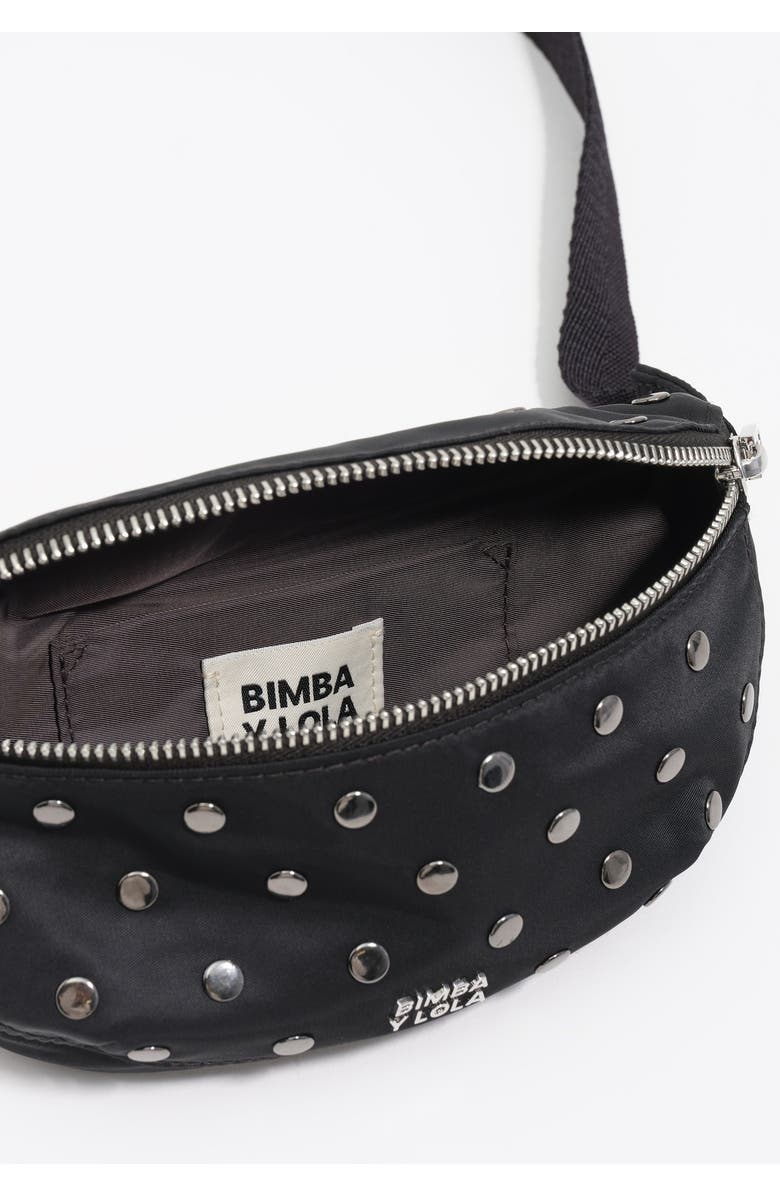 Bimba y Lola Nylon bumbag, Alternate, color, Black