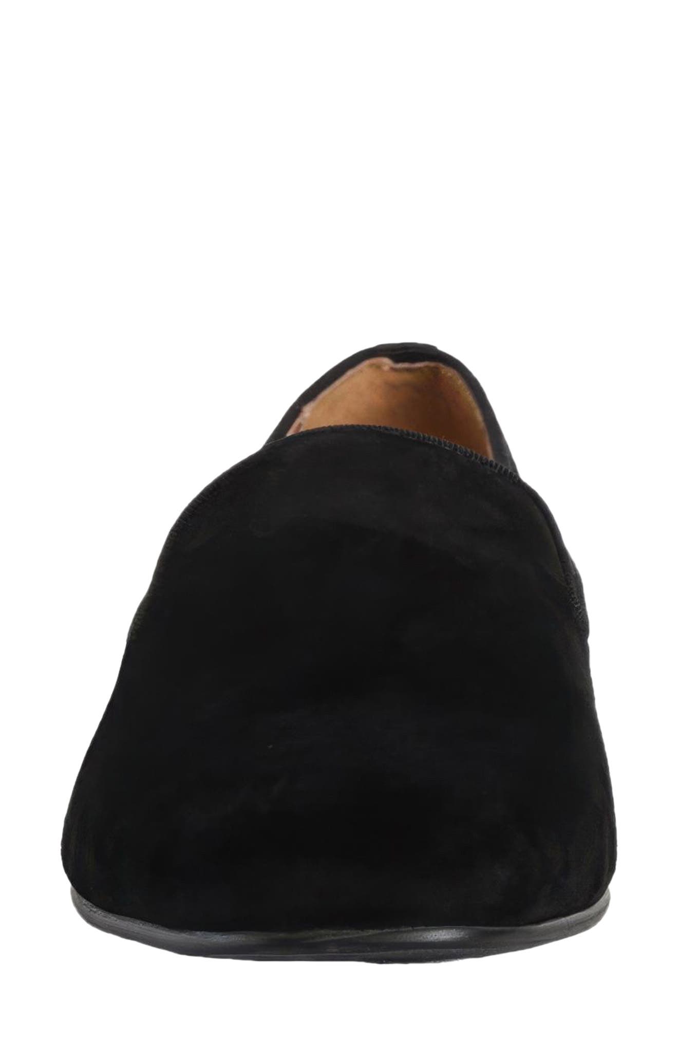 André Assous Sara Loafer, Alternate, color, Black Suede