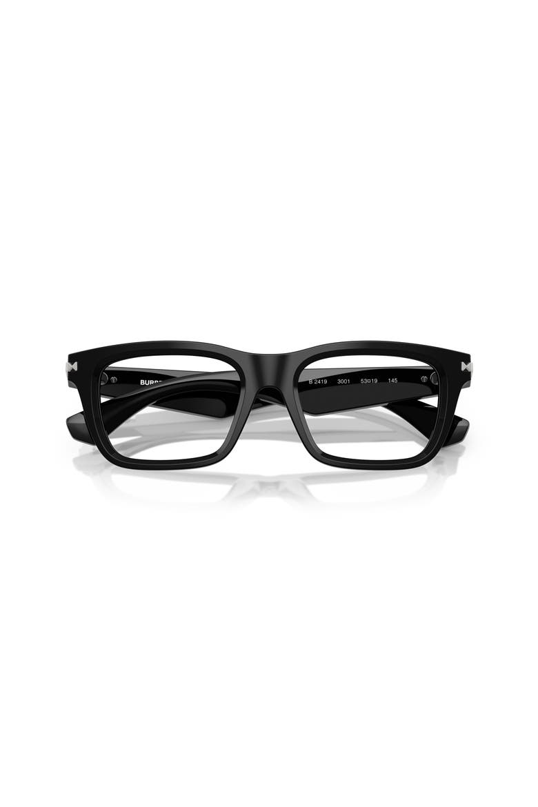 53mm Rectangle optical glasses, Alternate, color, Black