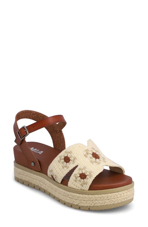 Mia Keva Ankle Strap Platform Sandal