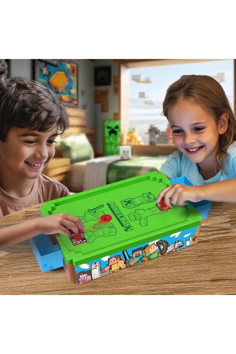 Mini Arcade Air Hockey, Overworld, 14 Inch Motorized Tabletop Game, Alternate, color, Multicolored