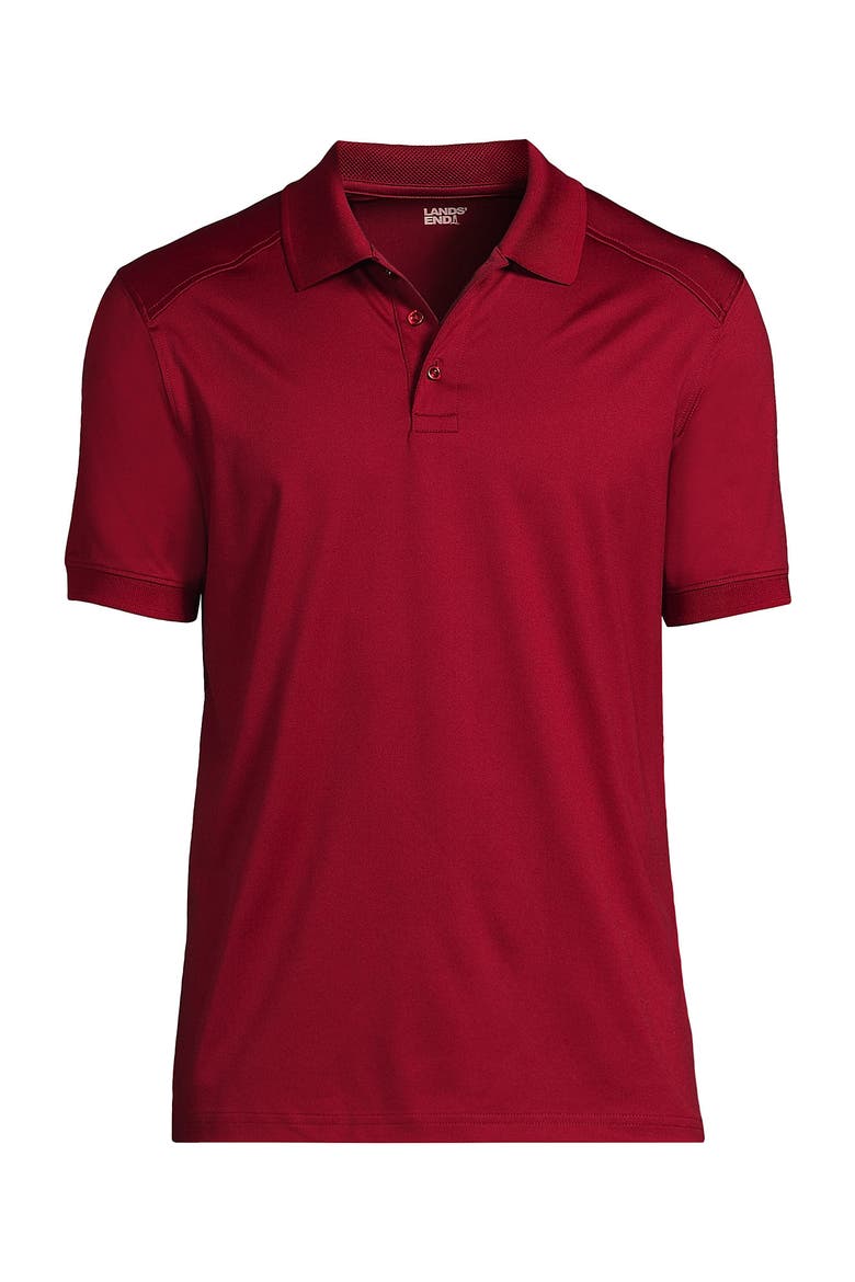 School Uniform Young  Short Sleeve Rapid Dry Polo Shirt, Alternate, color, Garnet
