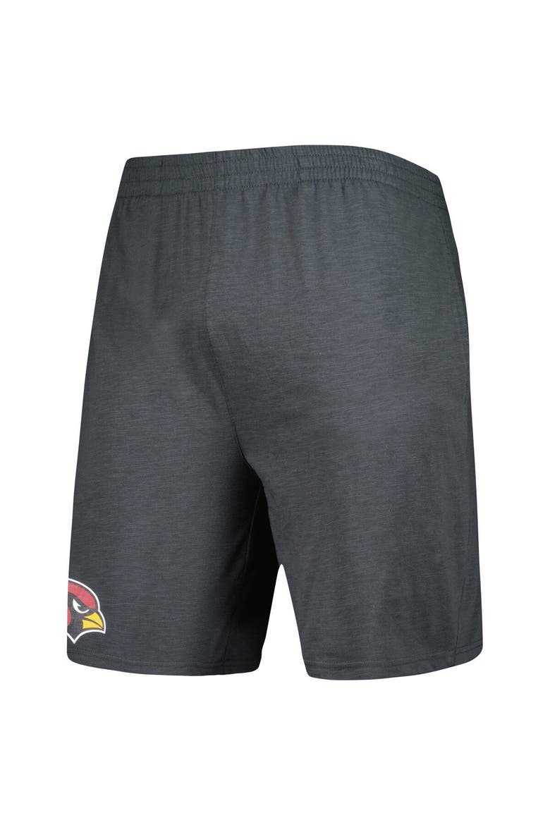 Men's Concepts Sport Charcoal/White Arizona Cardinals Downfield T-Shirt & Shorts Sleep Set, Alternate, color, Charcoal