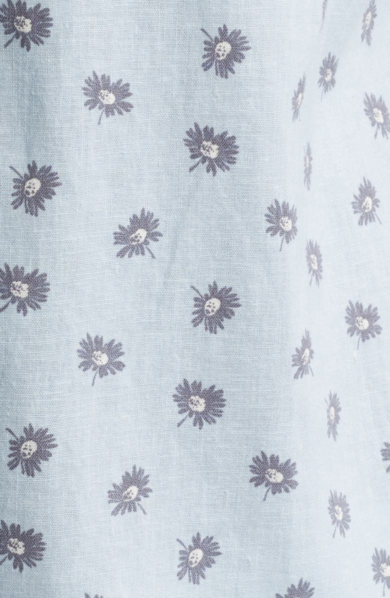 Rails Carson Short Sleeve Stretch Linen Blend Button-Up Shirt, Alternate, color, 