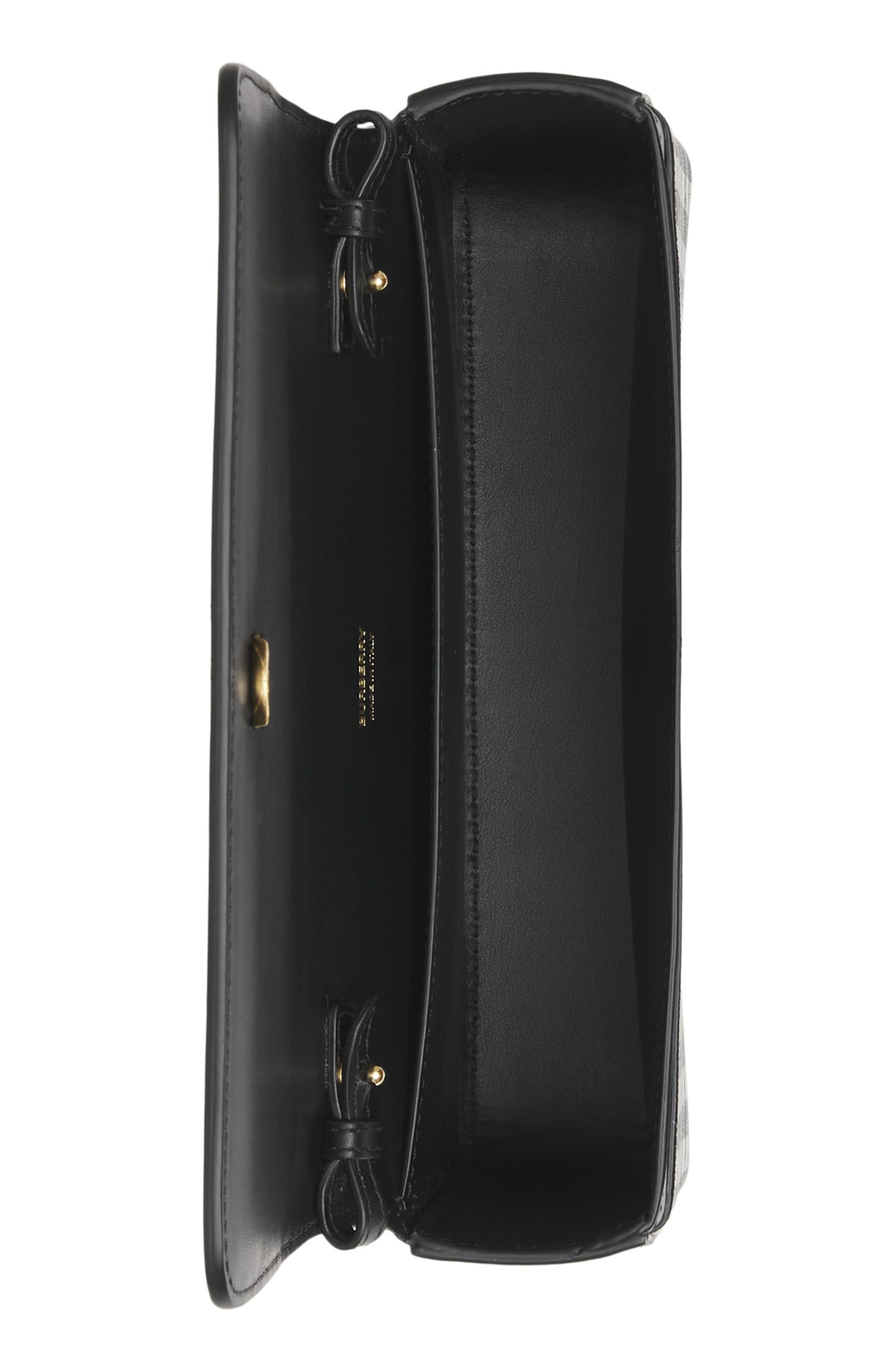 Burberry New Hampshire Canvas & Calfskin Crossbody Bag, Alternate, color, 