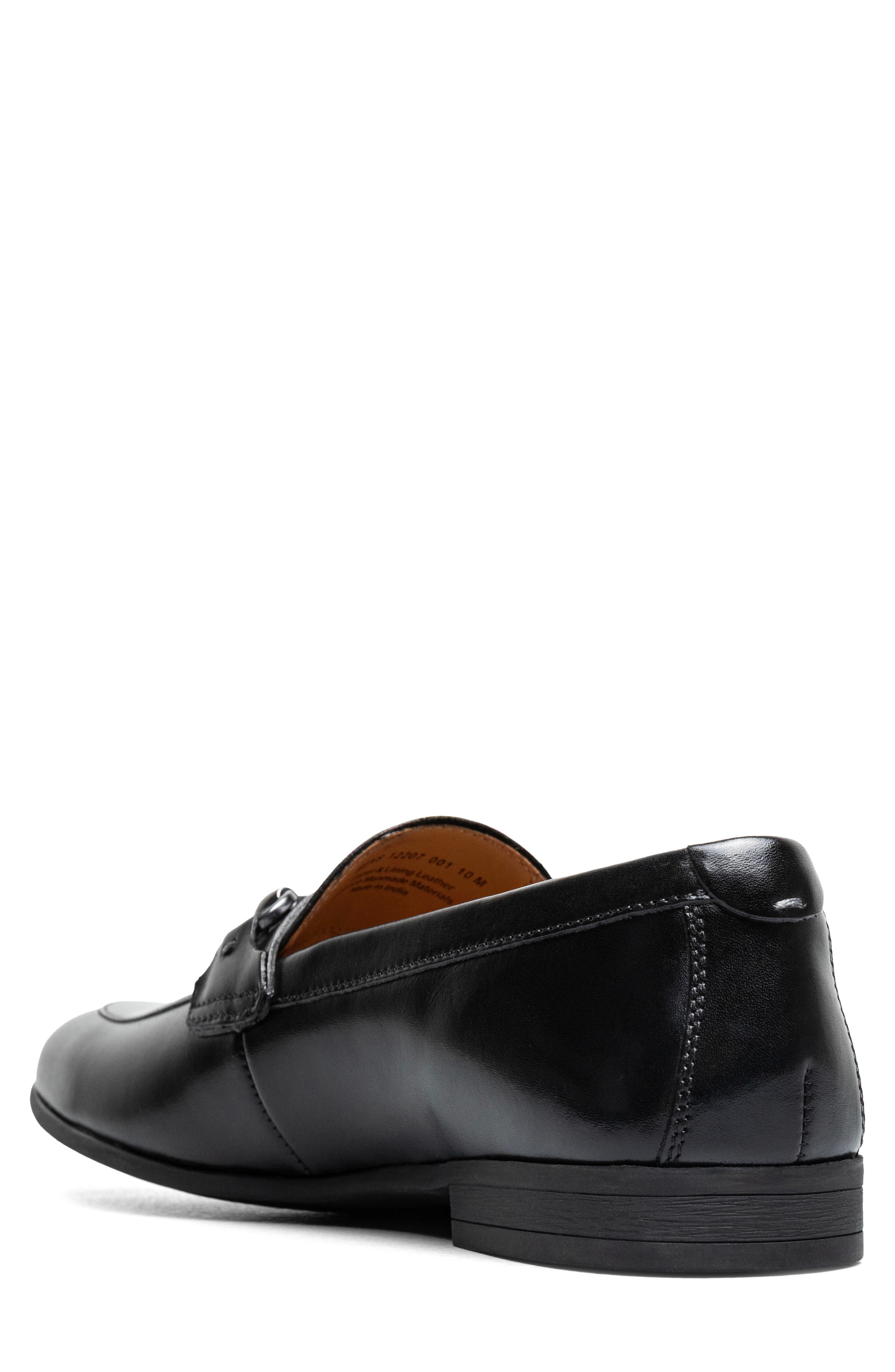 Florsheim Modena Moc Toe Bit Loafer, Alternate, color, Black