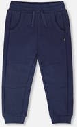 Deux par Deux Ribbed Waistband French Terry Pants