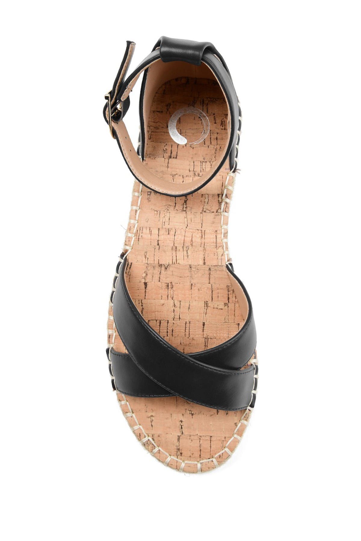 Journee Collection JOURNEE Lyddia Espadrille Sandal, Alternate, color, Black