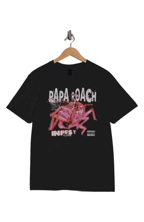 Monster Digital Papa Roach Heatmap Graphic T-shirt In Black