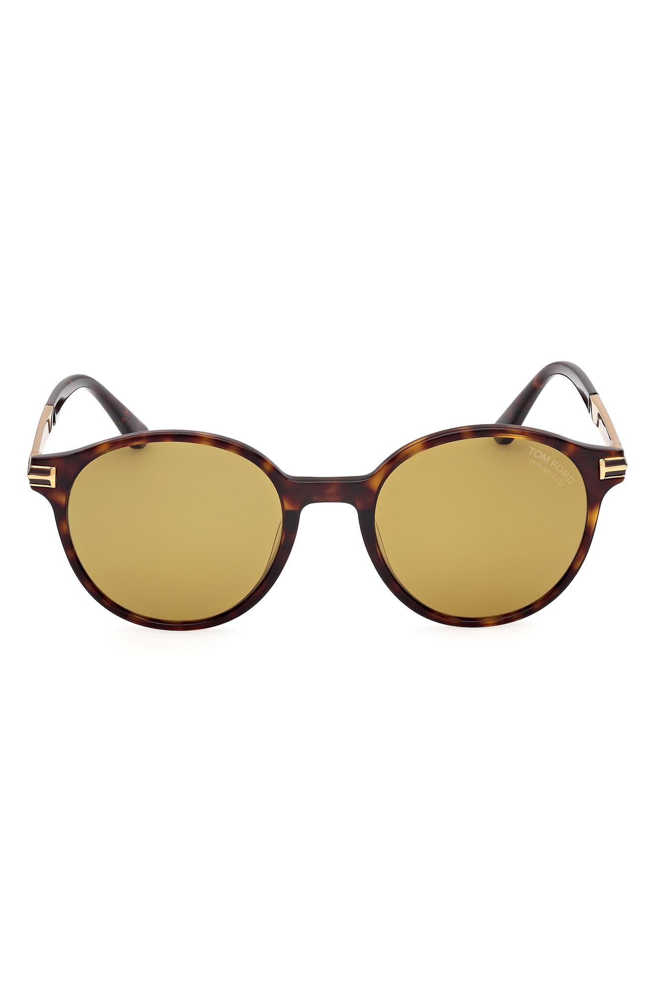 TOM FORD 52mm Round Sunglasses