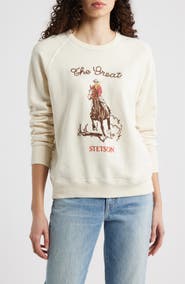 THE GREAT. & Stetson The College Sweatshirt Stetson Graphic Sweatshirt