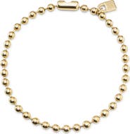UNODE50 18K Gold-Plated Necklace with Large Spherical Beads