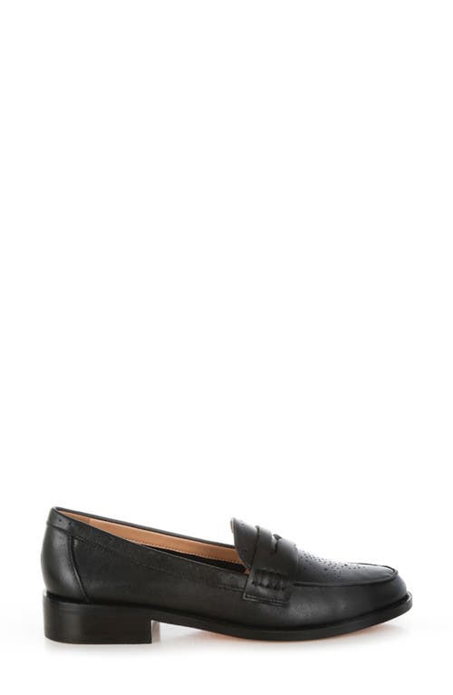 Rag & Co Clotilda Brogue Penny Loafer In Black