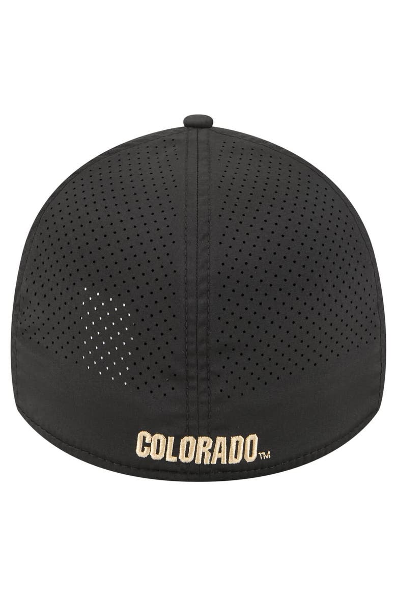 Men's New Era  Black Colorado Buffaloes Rope 39THIRTY Flex Hat, Alternate, color, Black