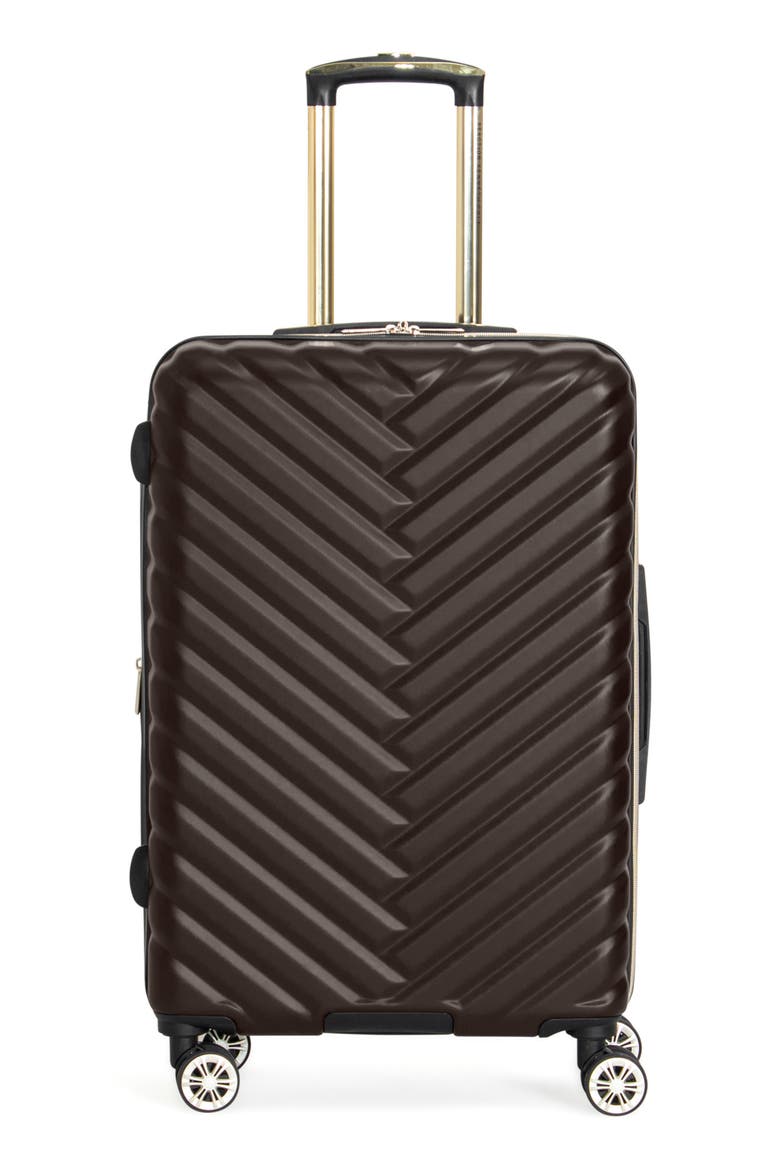 Madison Square Hardside Carry-On Luggage, Main, color, CHOCOLATE BROWN