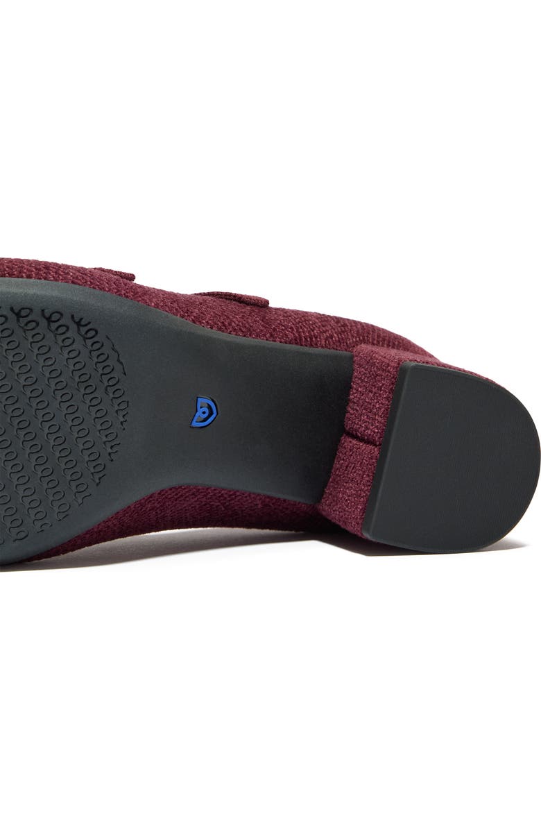 Rothy's The ReVelvet Double Buckle Mary Jane Heel, Alternate, color, Revelvet Syrah