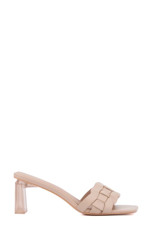 Torgeis Ela Woven Slide Sandal In Taupe