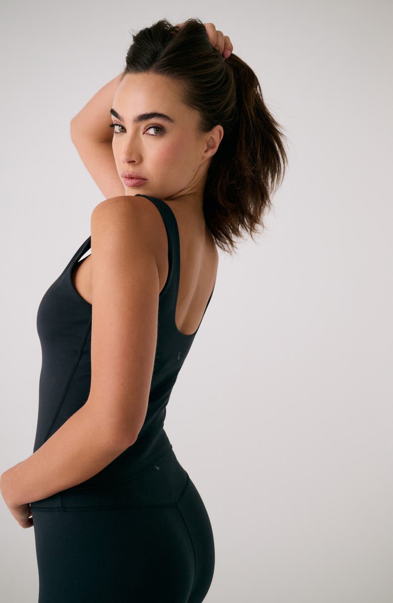 Lole Serene Support Tank, Alternate, color, Black