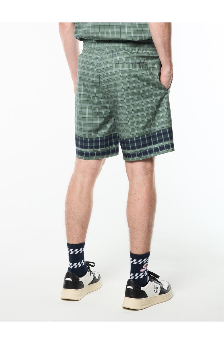 Sergio Tacchini Quadretto Cabana Short, Alternate, color, Duck Green