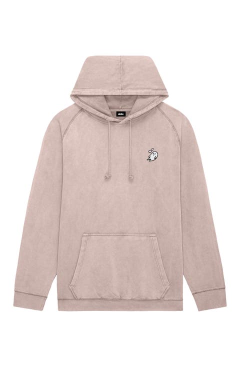 Womens Heartly Ghost Mineral Washed Hoodie