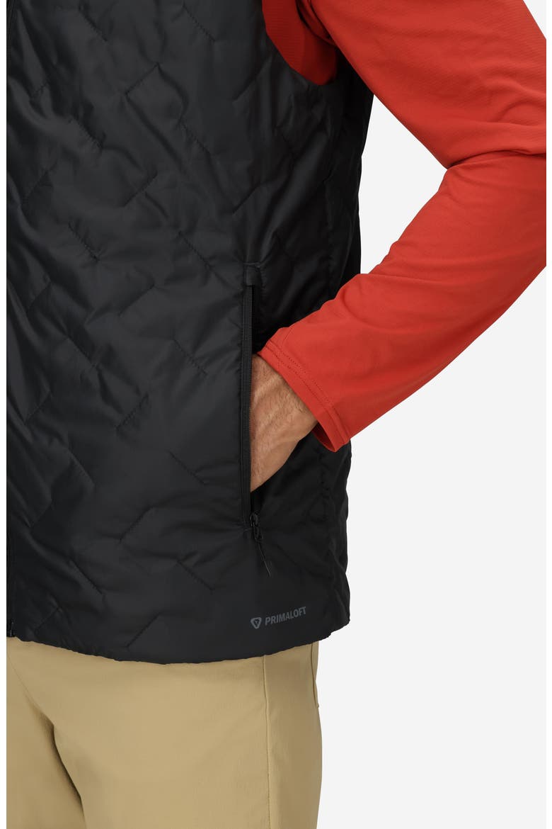 MonoQuilt Vest, Alternate, color, BLACK