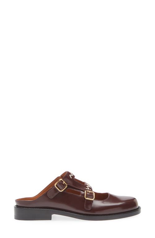 MARNI MARNI LOGO EMBROIDERED SABOT MULE