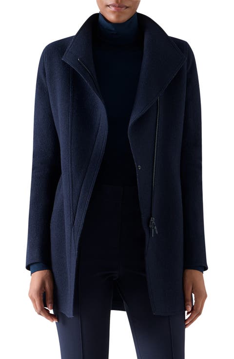 Asymmetric Wool Jacket