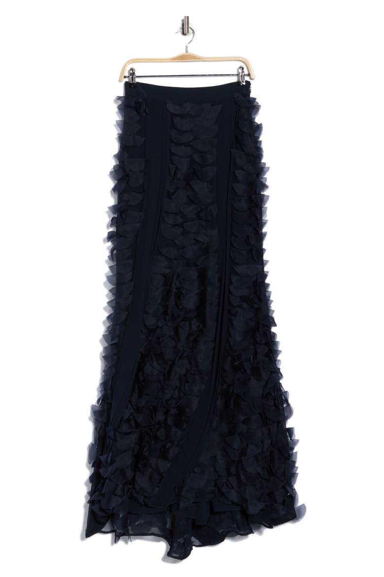 Cry Me A River Silk Skirt, Alternate, color, MIDNIGHT