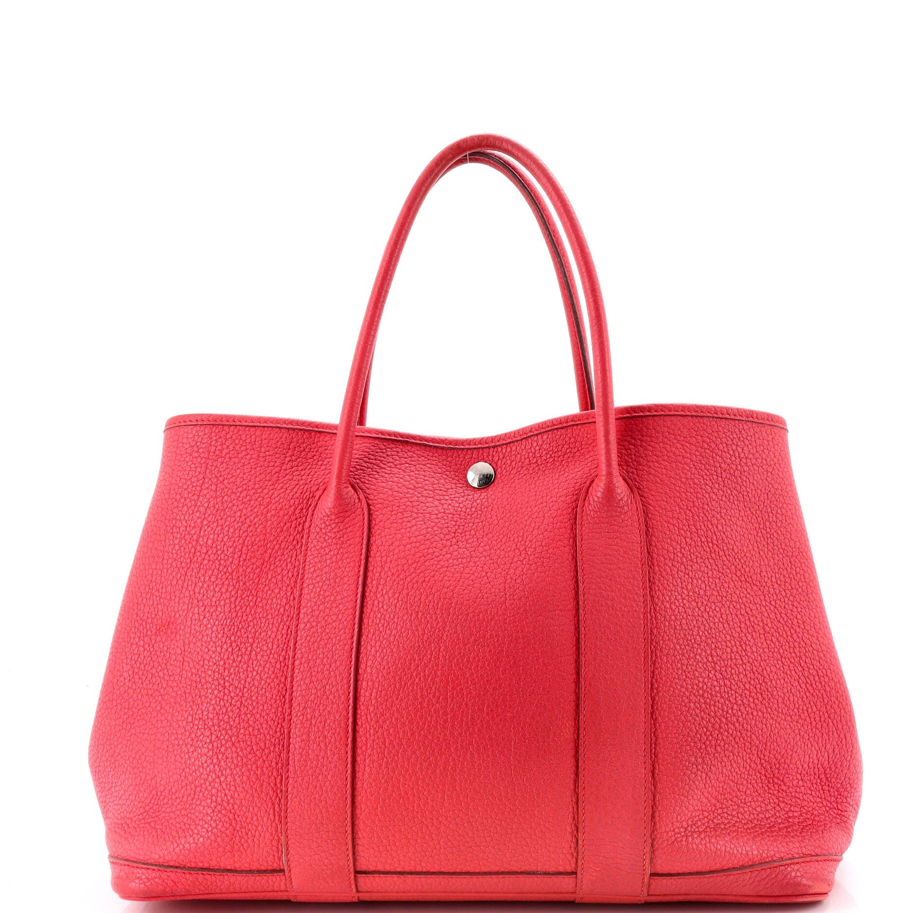 Pre-Owned Hermes Garden Party Tote Leather 36, Main, color, 