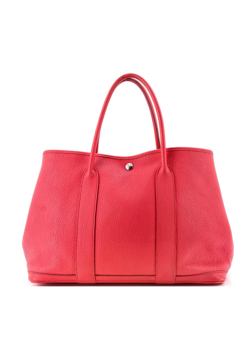 Pre-Owned Hermes Garden Party Tote Leather 36, Main, color, Bougainvillier
