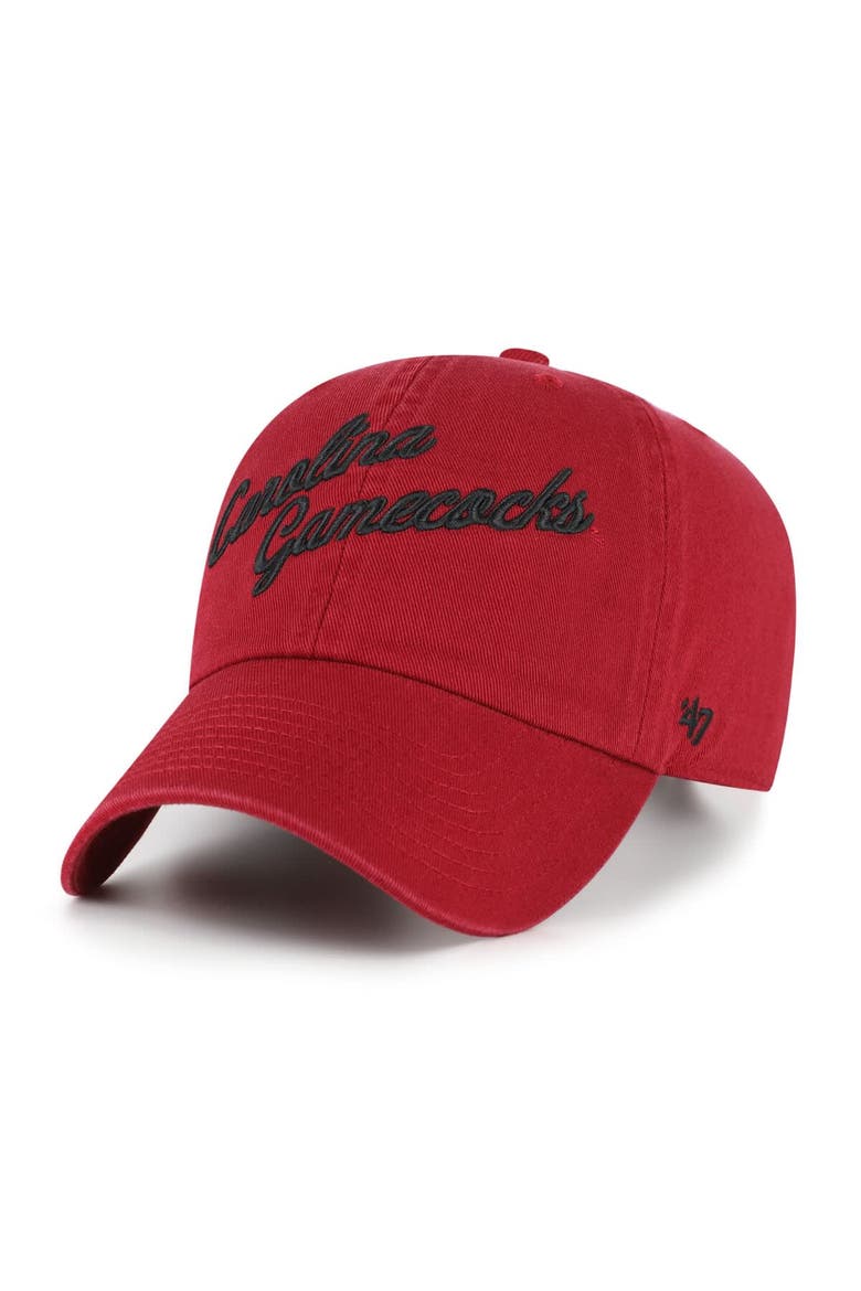 Men's '47 Garnet South Carolina Gamecocks Vault Clean Up Adjustable Hat, Main, color, Garnet