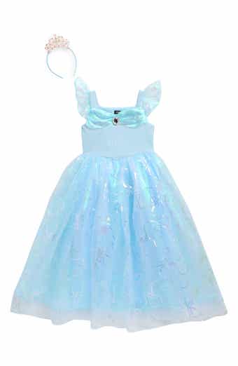Kids' Iridescent Tulle Dress & Headband Set
