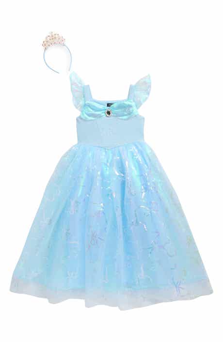 Kids' Iridescent Tulle Dress & Headband Set