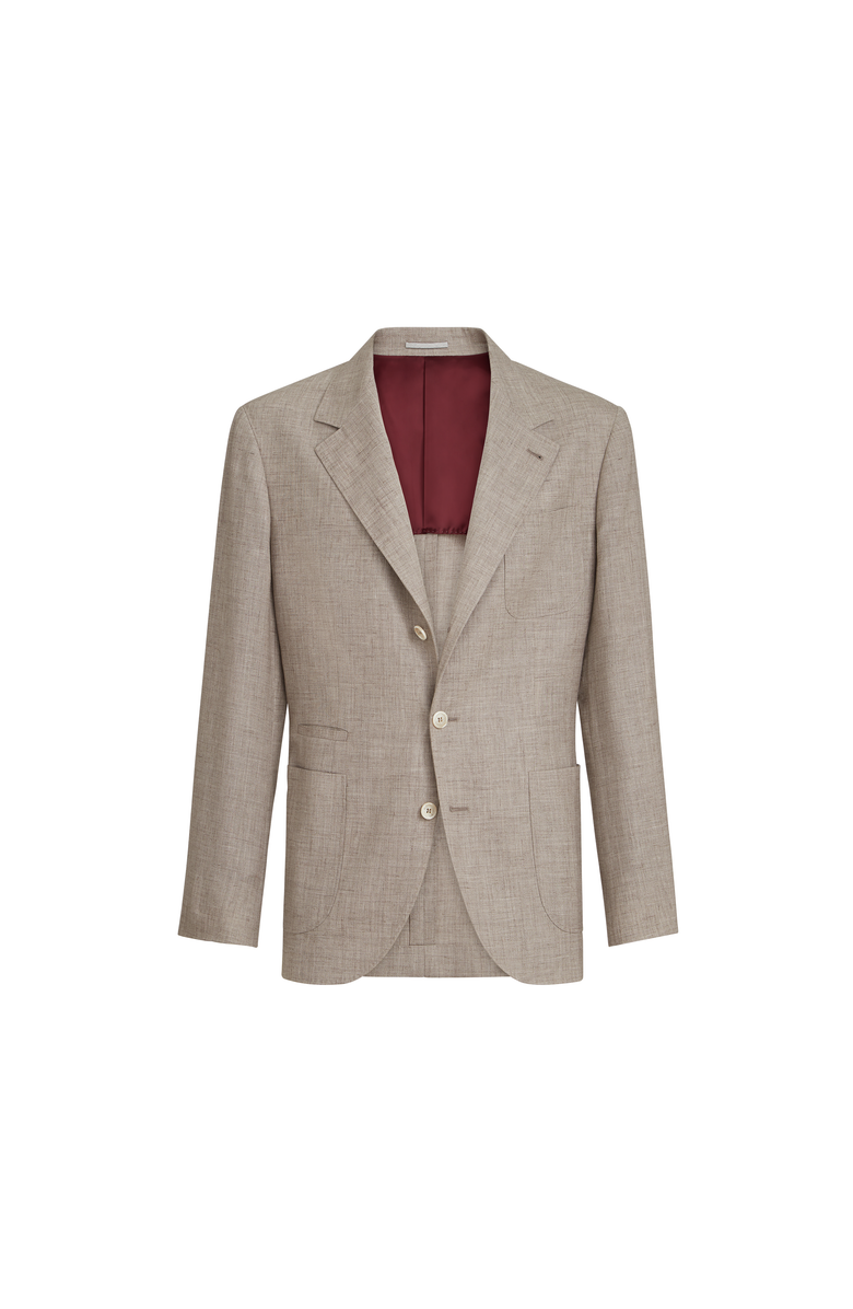 Brunello Cucinelli Deconstructed blazer, Main, color, Brown