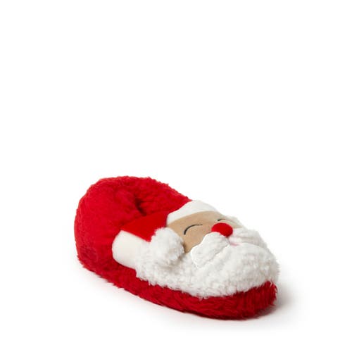 Dearfoams Kids' Emery Critter Closed Back Animal Slipper In Red
