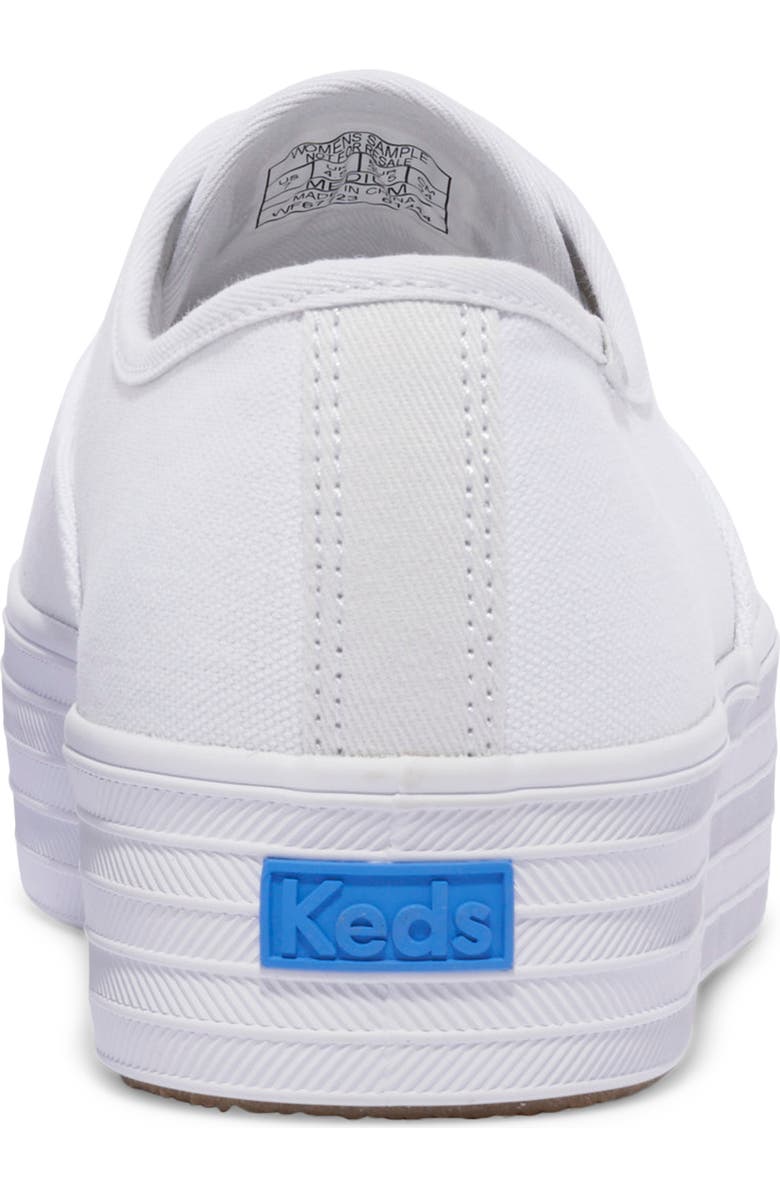 Keds<sup>®</sup> Point Platform Sneaker, Alternate, color, White Canvas