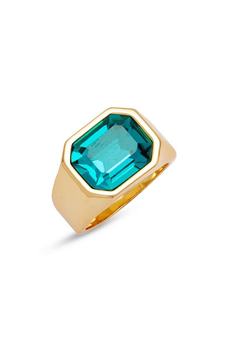 Crystal Statement Ring, Main, color, OCEAN BLUE
