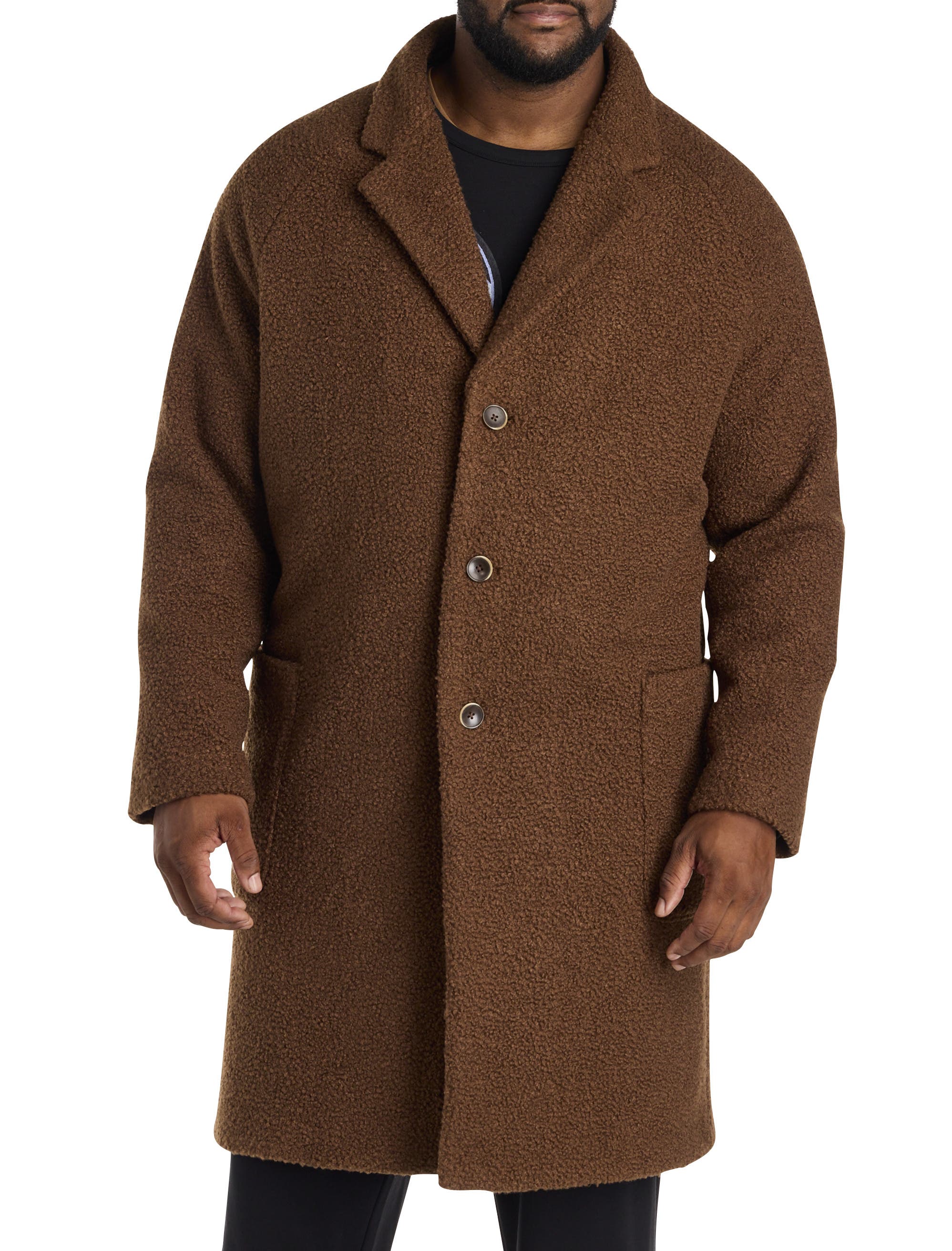 Big & Tall Teddy Overcoat - image 2