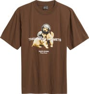 SANTO STUDIO Thugs Need Helmets Graphic T-Shirt