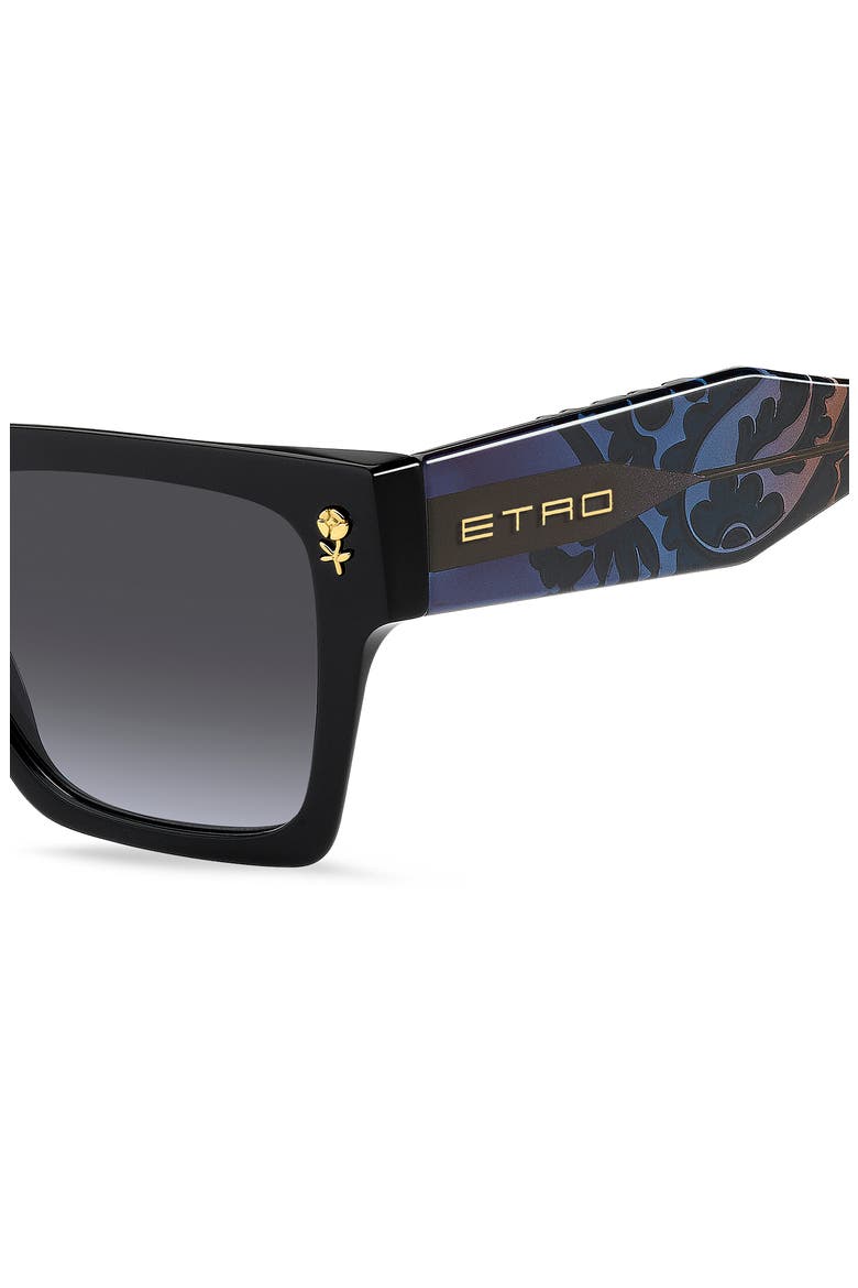 55mm Gradient Rectangular Sunglasses, Alternate, color, 0IPA-GB