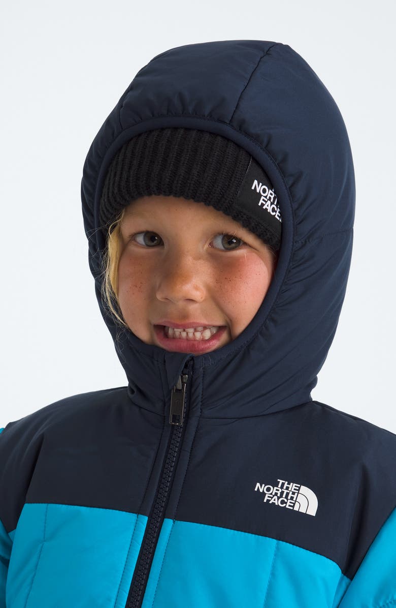 The North Face Kids' Shasta Water Repellent Reversible Hooded Jacket, Alternate, color, Meridian Blue Summit