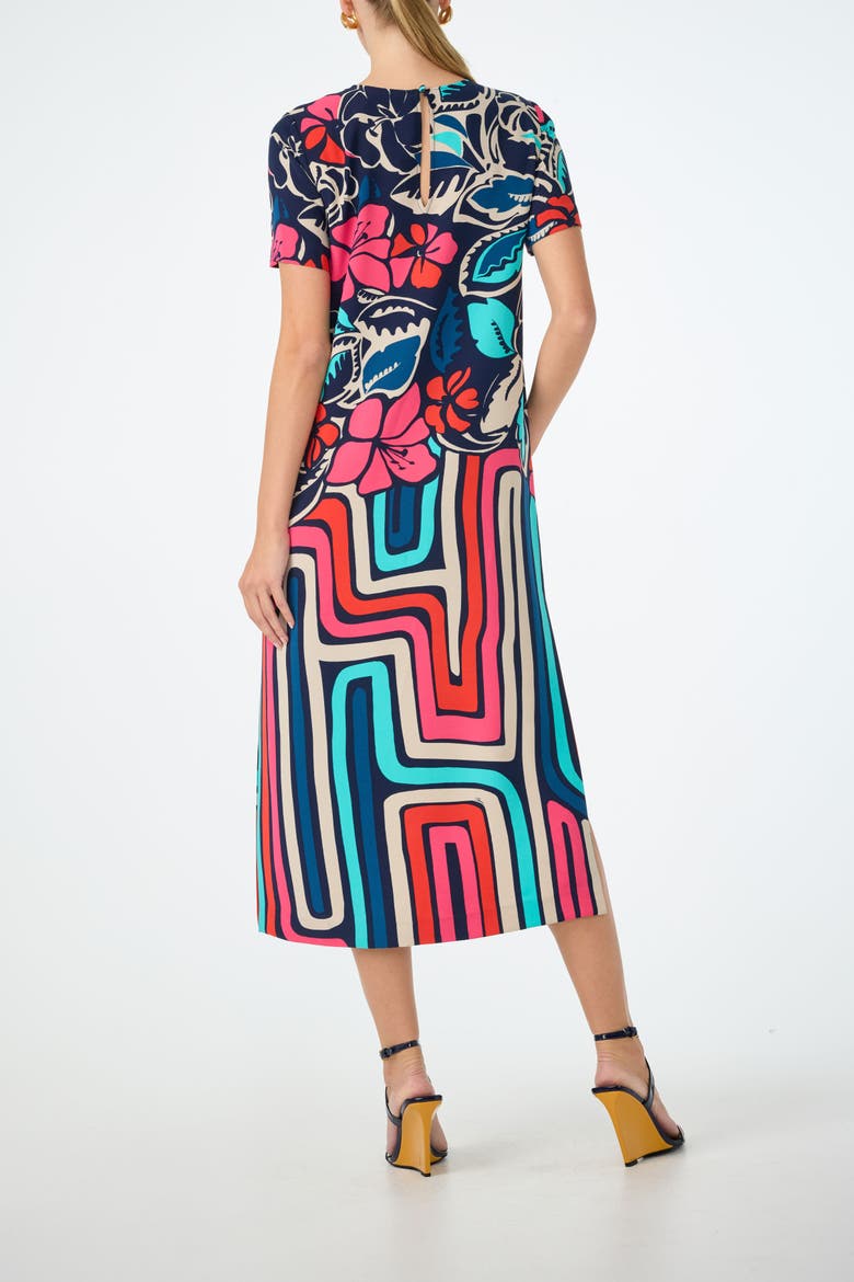 Martay Printed Midi Dress, Alternate, color, Multi