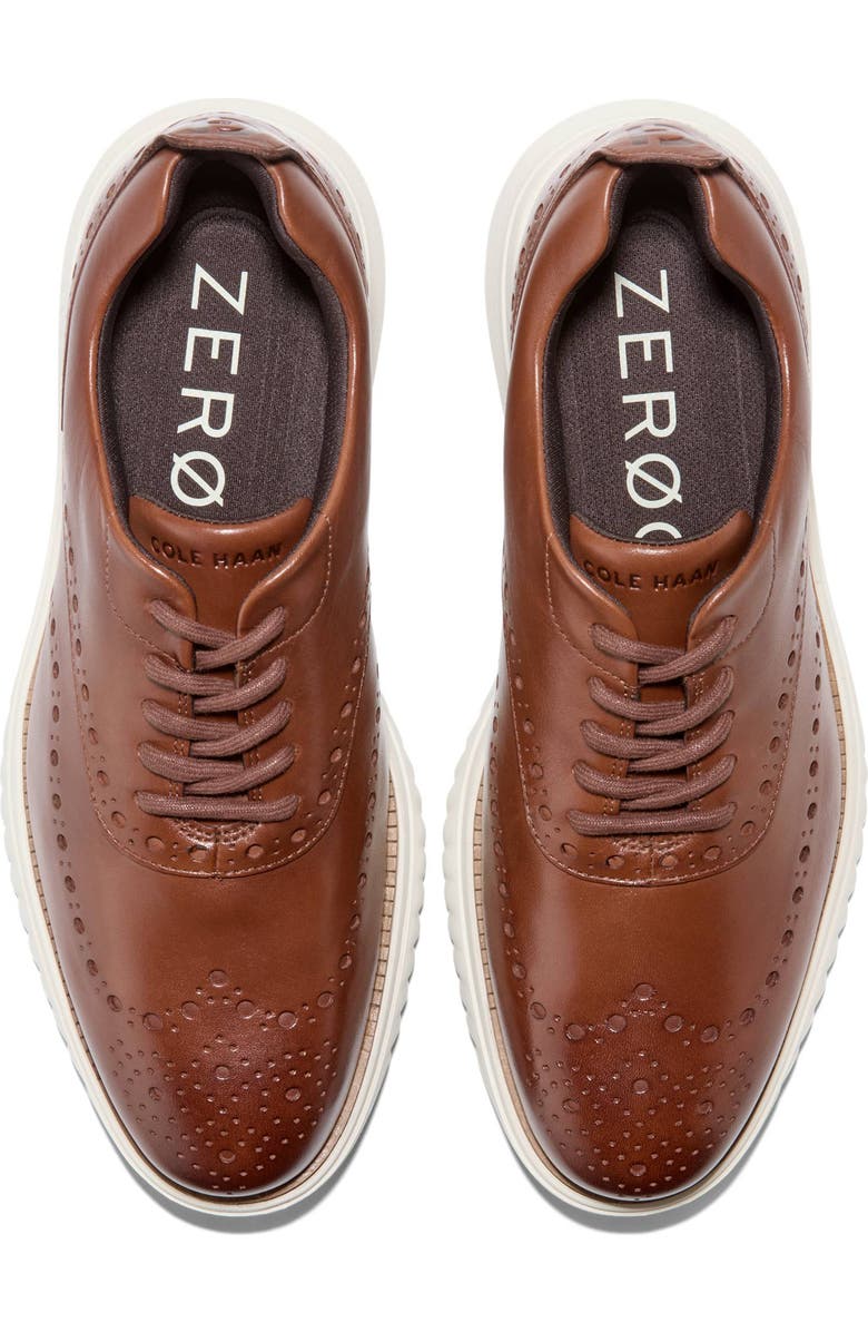 Cole Haan Eon Wingtip Oxford Sneaker, Alternate, color, Woodbury/ Ivory