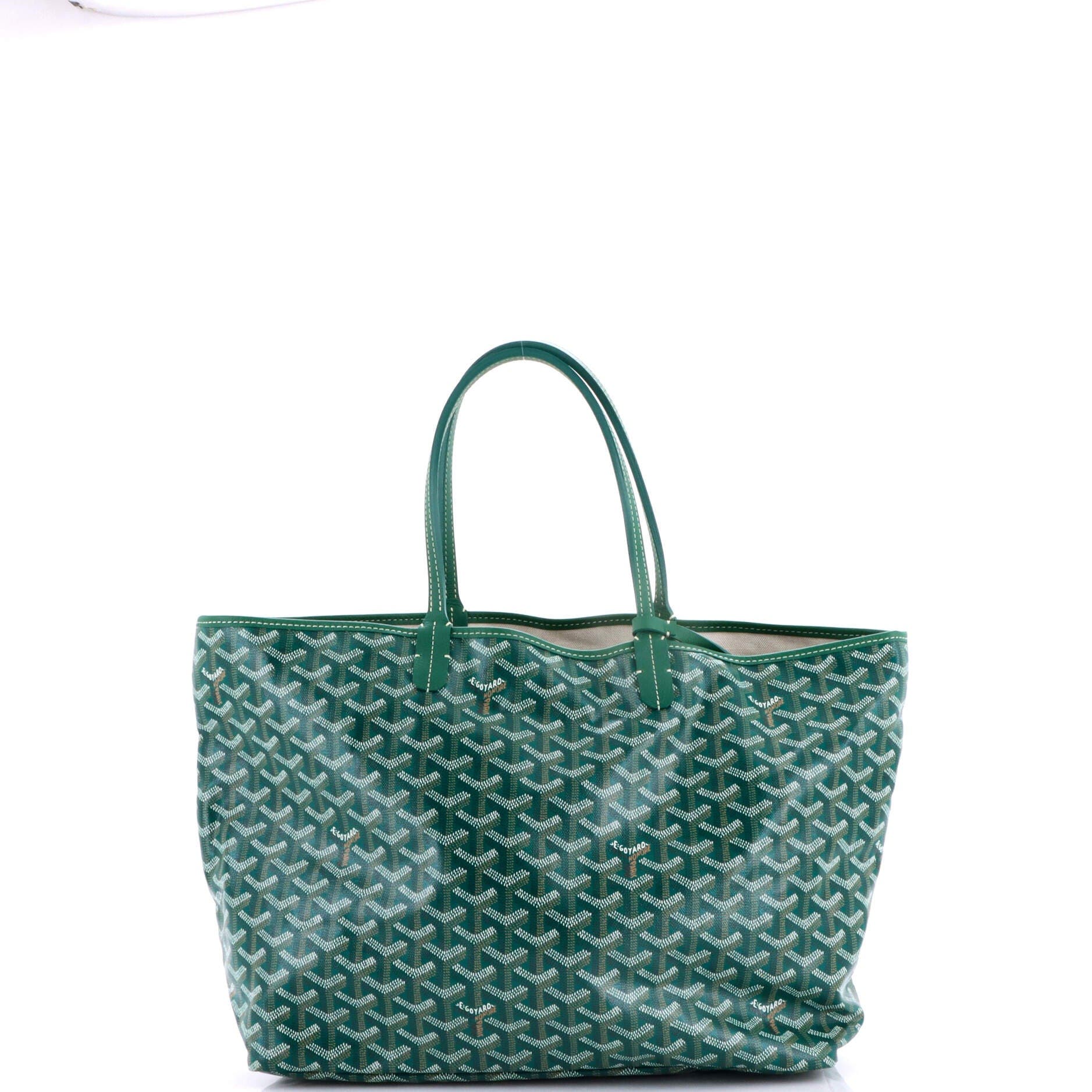Pre-Owned Goyard Saint Louis Tote Coated Canvas PM, Alternate, color, Green
